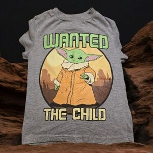 Star Wars Gray 'Wanted The Child' Tee